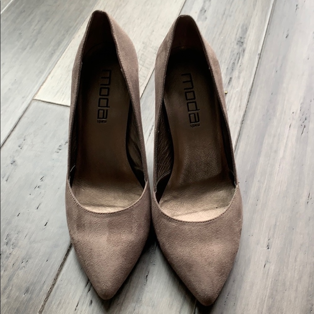 Moda spana grey heels